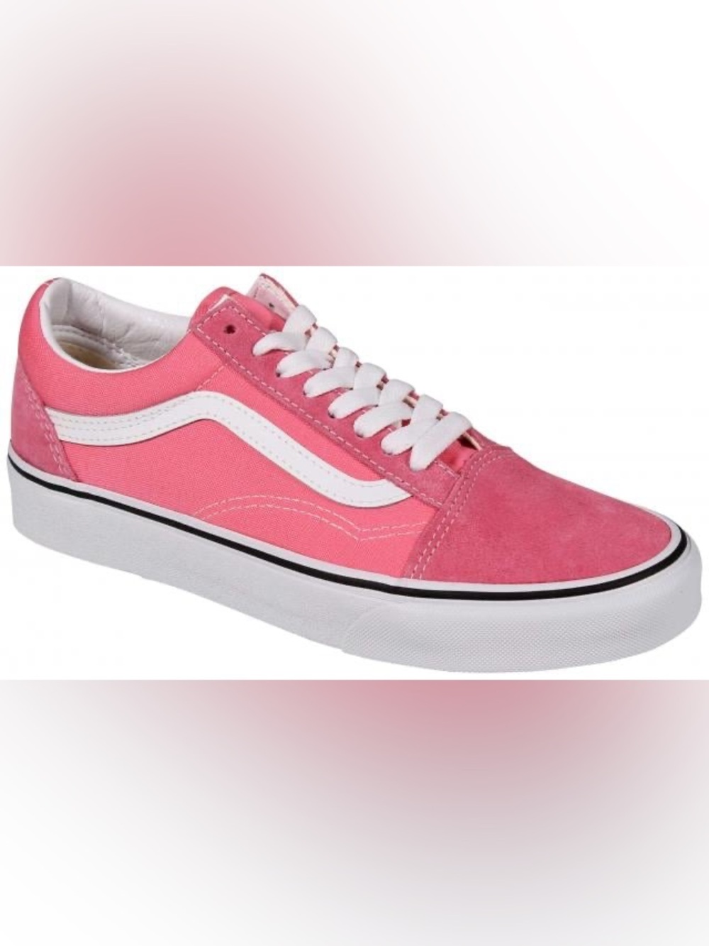 NEW!! Women’s Vans Old Skool Sneakers Pink Lemonade/Tru White Size 6.5M